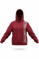 Adidas Hoodie Casual Logo Burgundy Women’s S