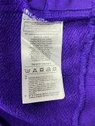 ADIDAS HOODIE BIG LOGO PURPLE WOMENS M