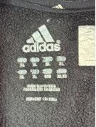 ADIDAS ΦΟΥΤΕΡ ΜΕ ΜΙΣΟ ΦΕΡΜΟΥΑΡ SPORTSWEAR ΜΑΥΡΟ ΑΝΤΡΙΚΟ PRE OWNED XL