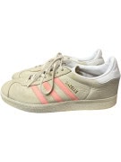 Adidas Gazelle Suede Vintage Logo Μπεζ Ροζ Γυναικεία EU 39 1/3