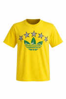 2011 ADIDAS ΓΚΡΙΦΙΚ ΤΙ ΣΑΪΡΤ ΑΝΤΡΙΚΟ ΚΙΤΡΙΝΟ ΑΝΤΡΙΚΟ PRE OWNED M