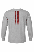 ADIDAS GRAPHIC LONGSLEEVE TEE SPORTSWEAR GREY MEN PRE OWNED XL