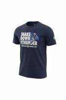 ADIDAS GRAPHIC TEE ATHLETIC NAVY UOMO PRE OWNED L
