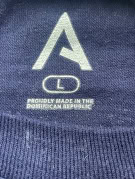 ADIDAS GRAPHIC TEE ATHLETIC NAVY UOMO PRE OWNED L