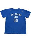 ADIDAS GRAPHIC TEE BASKETBALL BLUE MALE PRE OWNED M