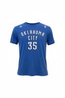 ADIDAS GRAPHIC TEE BASKETBALL BLUE MALE PRE OWNED M
