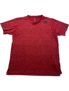 ADIDAS GRAPHIC TEE HEATHER RED MEN PRE OWNED L