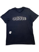 ADIDAS T SHIRT GRAPHIC MINIMAL NERO UOMO PRE OWNED L