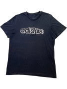 ADIDAS T SHIRT GRAPHIC MINIMAL NERO UOMO PRE OWNED L