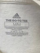ADIDAS GRAPHIC TEE MINIMAL OFF WHITE MEN PRE OWNED M