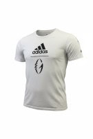 ADIDAS GRAPHIC TEE MINIMAL OFF WHITE MEN PRE OWNED M