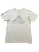ADIDAS GRAPHIC TEE MINIMAL OFF WHITE MEN PRE OWNED M