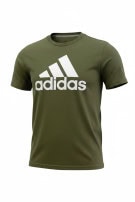 ADIDAS GRAPHIC TEE MINIMAL OLIVE MEN PRE OWNED L