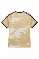 ADIDAS GRAPHIC TEE RETRO BEIGE MEN PRE OWNED S