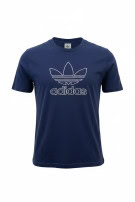 ADIDAS GRAPHIC TEE RETRO NAVY MEN PRE OWNED S