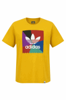 ADIDAS GRAPHIC TEE RETRO YELLOW ΑΝΤΡΙΚΟ PRE OWNED L