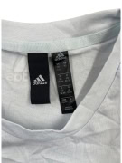 T-shirt sportiva da donna Adidas azzurra con dettagli in mesh