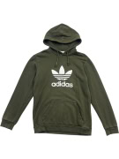 Adidas Felpa con cappuccio Big Logo kaki unisex L