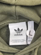 Adidas Felpa con cappuccio Big Logo kaki unisex L