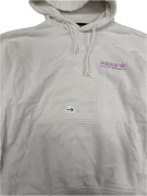 ADIDAS HOODIE L - OFF-WHITE - Built for Purpose Μωβ Print