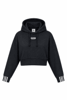 ADIDAS HOODIE STREETWEAR BLACK ΓΥΝΑΙΚΕΙΟ PRE OWNED M