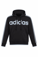 ADIDAS FELPA CON CAPPUCCIO STREETWEAR NERO UOMO PRE OWNED S
