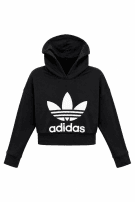 ADIDAS HOODIE STREETWEAR ΜΑΥΡΟ UNISEX PRE OWNED M