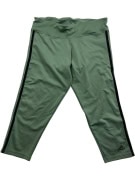 Adidas 3/4 Leggings Athletic Logo Green Women’s M