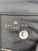 ADIDAS 3/4 Training Leggings Climalite Minimal Logo Black Women’s L