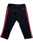 ADIDAS LEGGINGS CAPRI SPORTSWEAR NERO ROSA DONNA PRE OWNED M