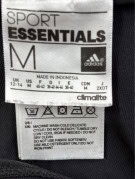 ADIDAS LEGGINGS CAPRI SPORTSWEAR NERO ROSA DONNA PRE OWNED M