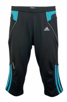 ADIDAS leggings RESPONSE FORMOTION neri con azzurro da donna S