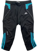 ADIDAS leggings RESPONSE FORMOTION neri con azzurro da donna S