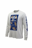 ADIDAS ΜΑΚΡΥΜΑΝΙΚΗ ΜΠΛΟΥΖΑ BIG LOGO ΛΕΥΚΗ UNISEX XL