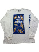ADIDAS ΜΑΚΡΥΜΑΝΙΚΗ ΜΠΛΟΥΖΑ BIG LOGO ΛΕΥΚΗ UNISEX XL