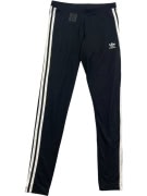 Adidas Black Athletic Leggings with Stripes Women’s L