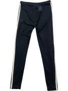 Adidas Black Athletic Leggings with Stripes Women’s L