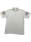 ADIDAS POLO SHIRT VINTAGE TREFOIL LOGO WHITE MEN'S XL