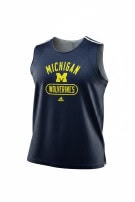 ADIDAS ΜΠΛΟΥΖΑΚΙ ΜΠΑΣΚΕΤ MICHIGAN WOLVERINES ΜΠΛΕ ΑΝΤΡΙΚΟ PRE OWNED L