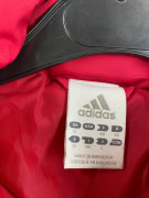 Adidas Μπουφάν Puffer Casual Λογότυπο Κόκκινο Γυναικείο M/L