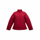 Adidas Μπουφάν Puffer Casual Λογότυπο Κόκκινο Γυναικείο M/L
