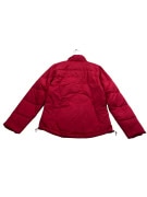 Adidas Μπουφάν Puffer Casual Λογότυπο Κόκκινο Γυναικείο M/L