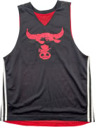 Adidas NBA Chicago Bulls Reversible Jersey Black/Red (S)