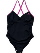 ADIDAS SWIMSUIT ATHLETIC BLACK WOMEN PRE OWNED