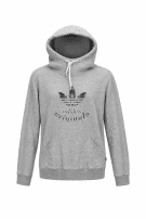 00s ADIDAS ORIGINALS FELPA CON CAPPUCCIO STREETWEAR GRIGIO UOMO PRE OWNED M