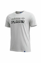 ADIDAS ORIGINALS T-SHIRT ΜΕ CAMO LOGO ΛΕΥΚΟ ΑΝΔΡΙΚΟ L
