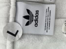 ADIDAS TRACK PANTS SPORTY WHITE MEN PRE OWNED L