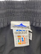 ADIDAS TRACK PANTS SPORTSWEAR BLACK UNISEX PRE OWNED L