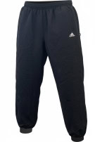 ADIDAS TRACK PANTS SPORTSWEAR BLACK UNISEX PRE OWNED L