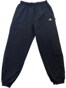ADIDAS TRACK PANTS SPORTSWEAR BLACK UNISEX PRE OWNED L